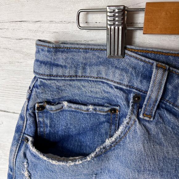 Abercrombie & Fitch Shorts Womens Size 33/16 Curve Love Cut Off Button Fly - Picture 7 of 16